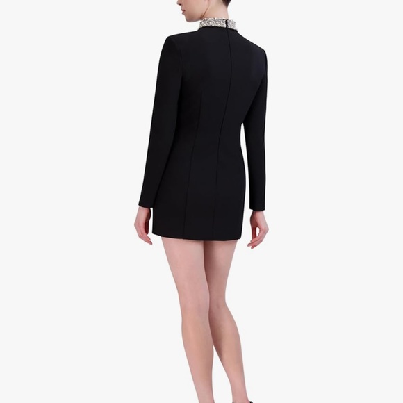 NWT BCBG Stunning embellished Cutout mini Dress retail $368 - Picture 8 of 16